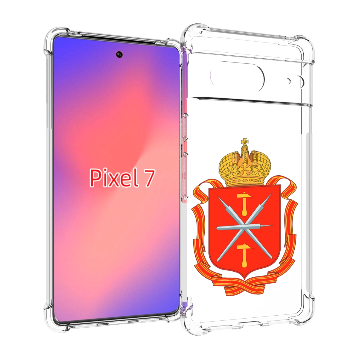 

Чехол Mypads Герб-Тульская-Область Для Google Pixel 7, Прозрачный, Tocco