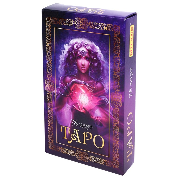 

Гадальные карты Таро, 78 карт, 16+, с инструкцией, Синий