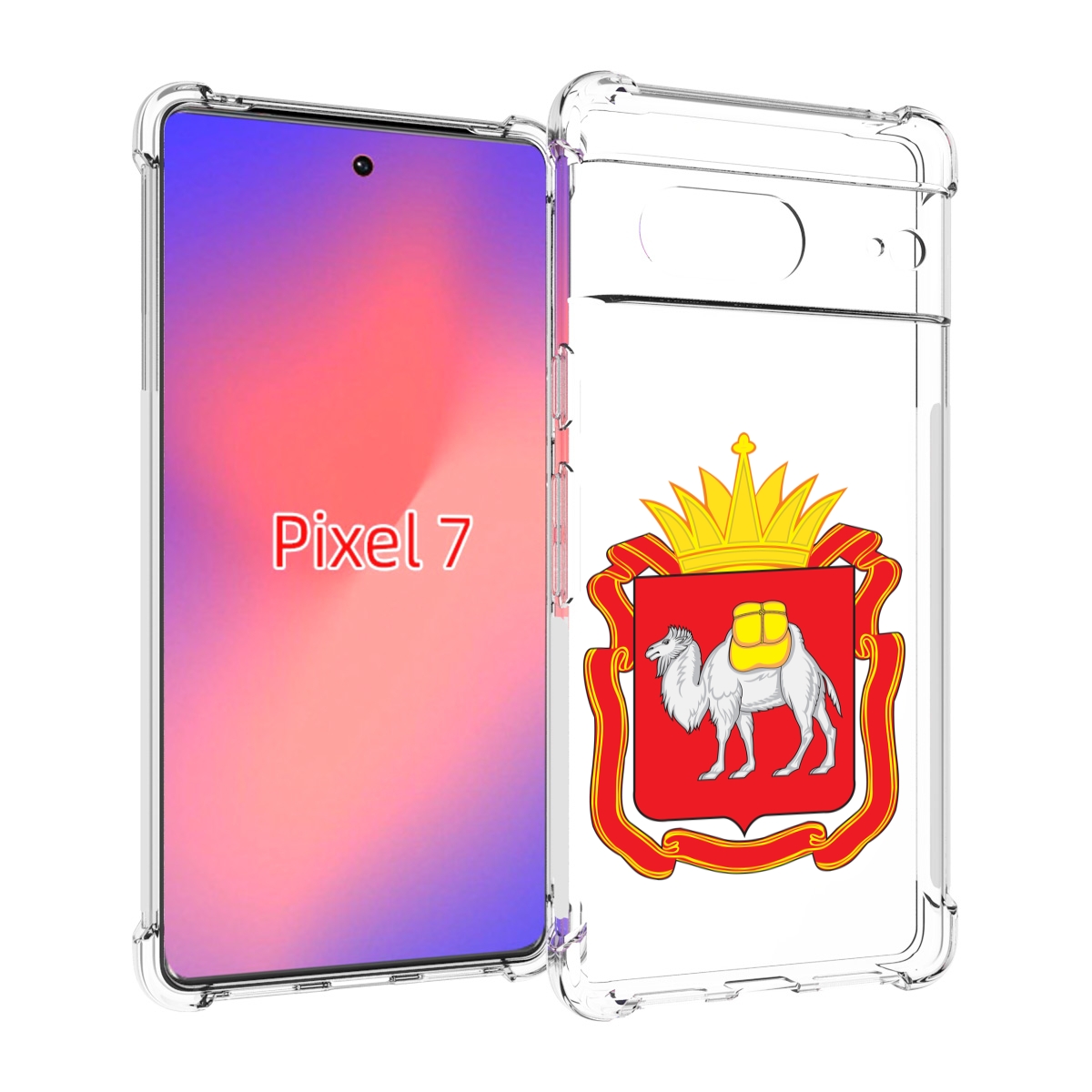 

Чехол Mypads Герб-Челябинская-Область Для Google Pixel 7, Прозрачный, Tocco