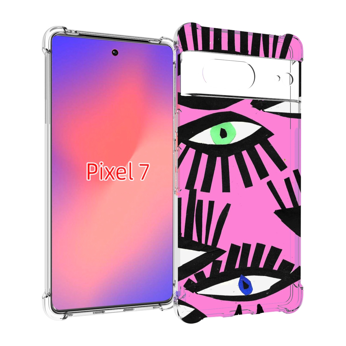 

Чехол Mypads Глазки Абстракция Для Google Pixel 7, Прозрачный, Tocco