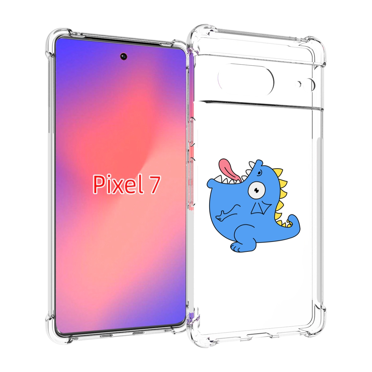 

Чехол Mypads Голубая-Рыбка Для Google Pixel 7, Прозрачный, Tocco