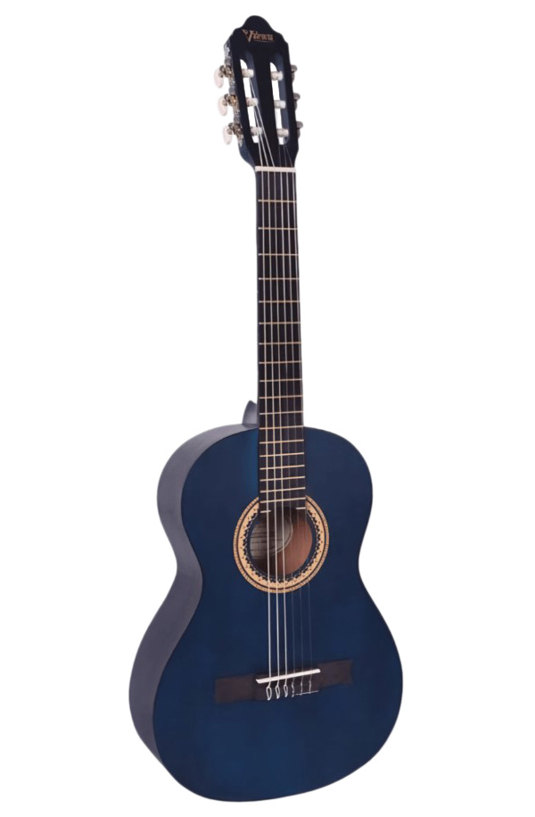 Гитара классическая Valencia VC213TBU 3/4, с анкером, синяя