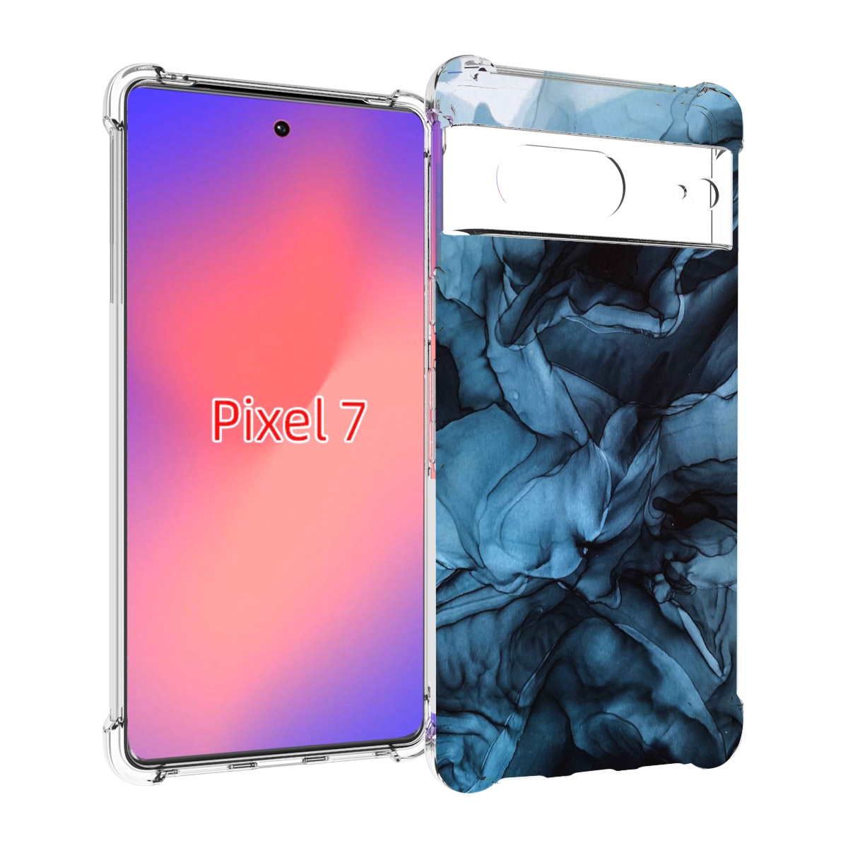 

Чехол Mypads Голубой Дымок Для Google Pixel 7, Прозрачный, Tocco