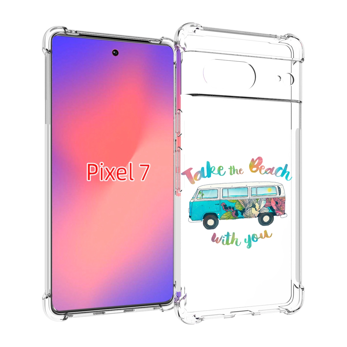 

Чехол Mypads Хиппи Автобус Для Google Pixel 7, Прозрачный, Tocco