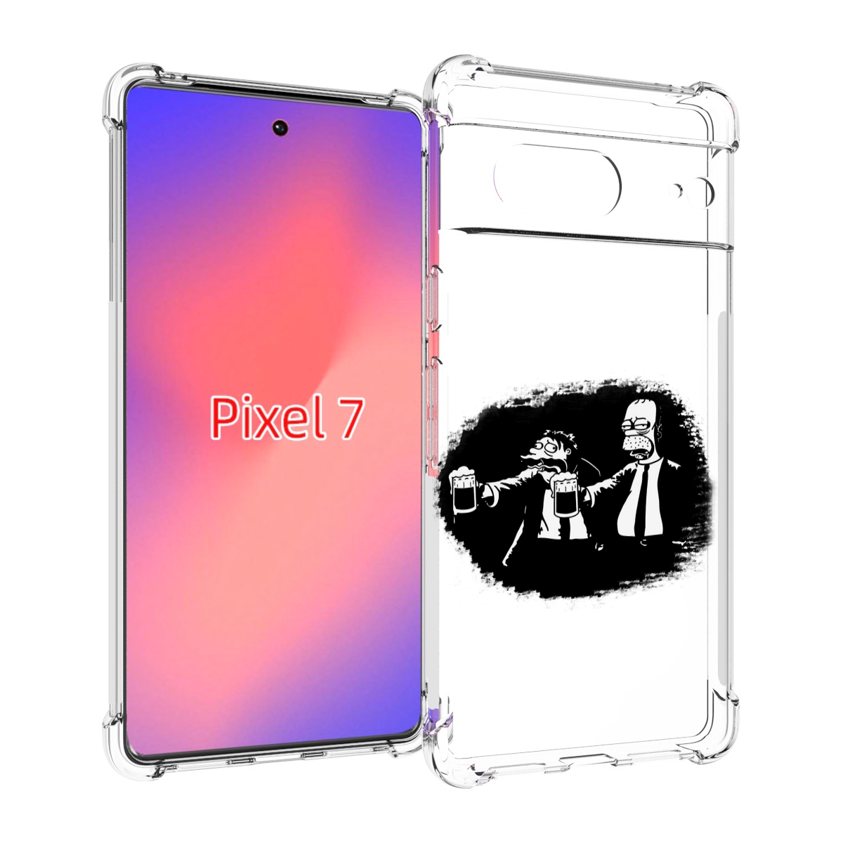 

Чехол Mypads Гомер Пьет Для Google Pixel 7, Прозрачный, Tocco