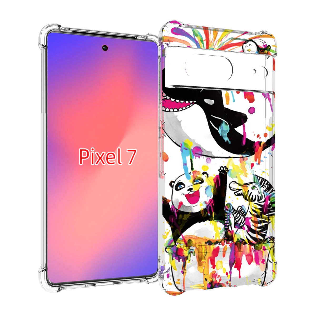 

Чехол Mypads Хиппи Кит Для Google Pixel 7, Прозрачный, Tocco