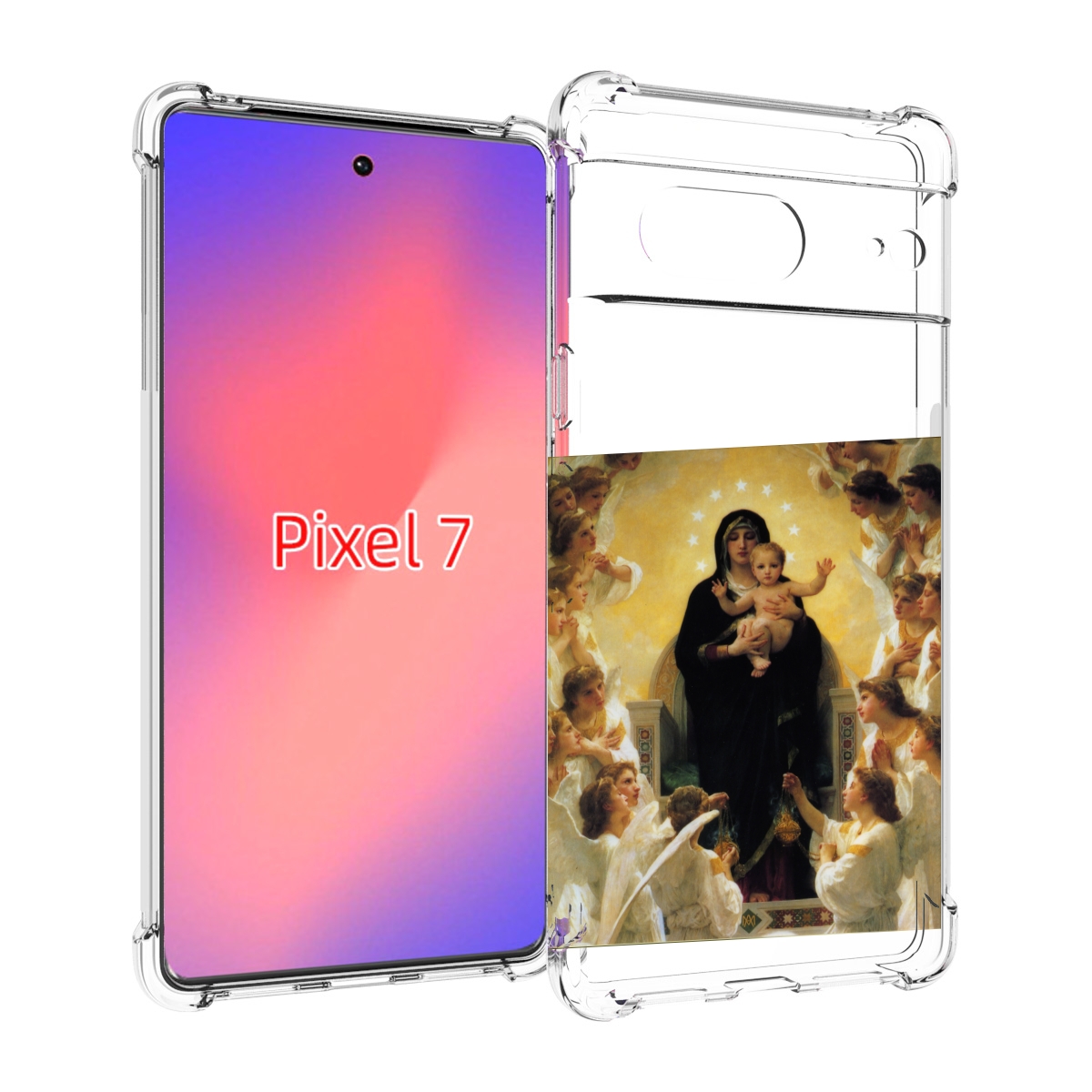 

Чехол Mypads Дева-Мария Для Google Pixel 7, Прозрачный, Tocco