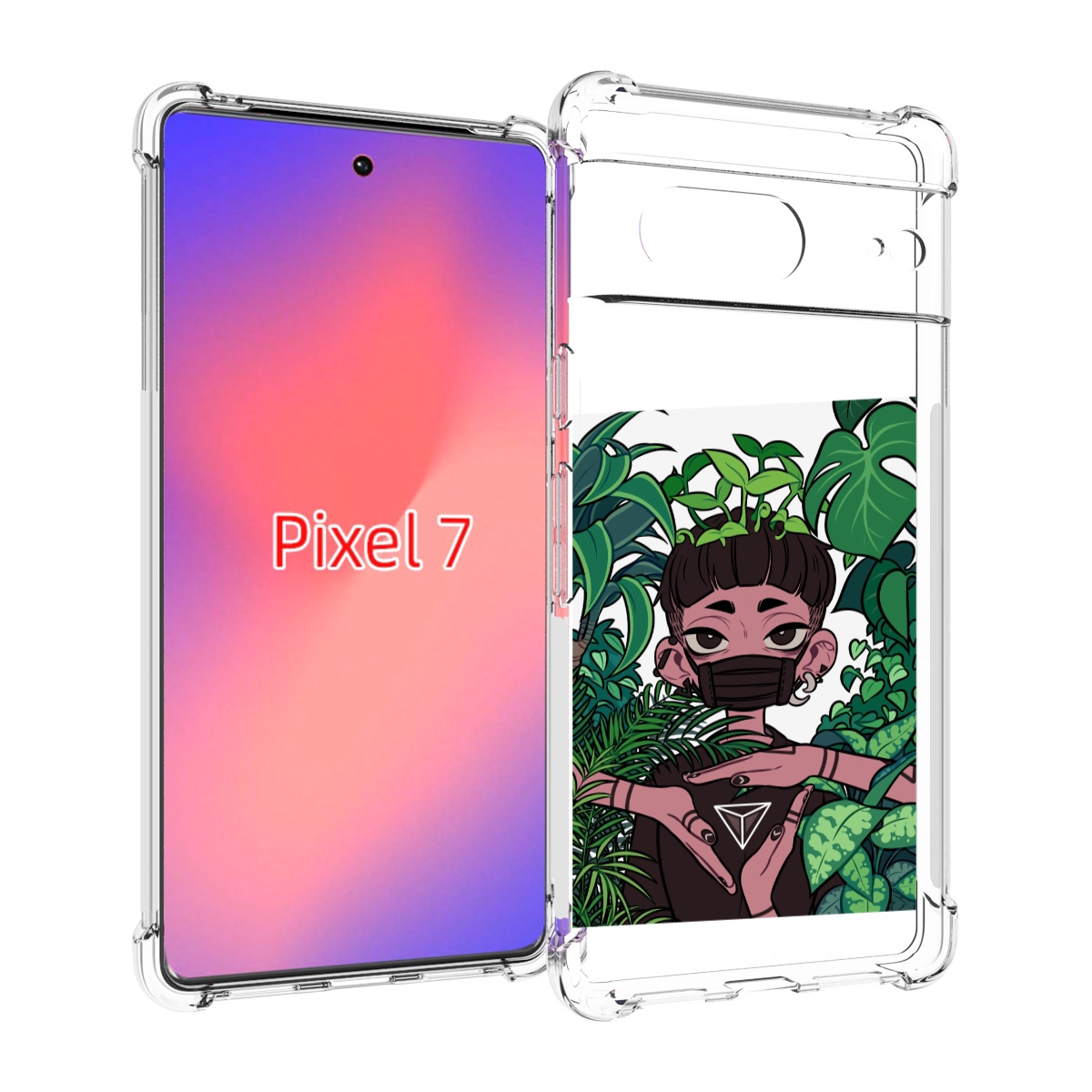 

Чехол Mypads Девушка В Природе Женский Для Google Pixel 7, Прозрачный, Tocco