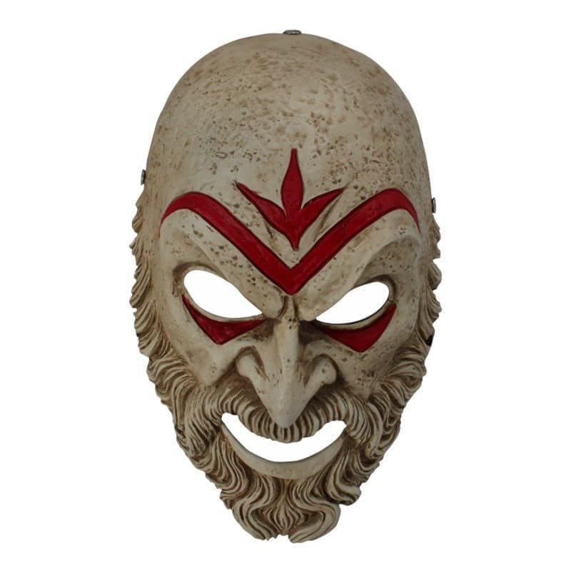 

Маска злодея из игры Assassin's Creed Odyssey, Коричневый;красный, 13956