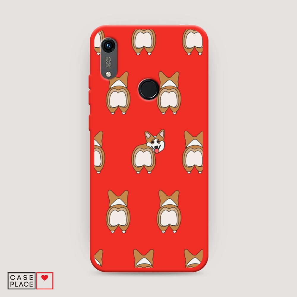 

Чехол Awog на Huawei Y6s "Милый корги фон", Разноцветный, 611553-1