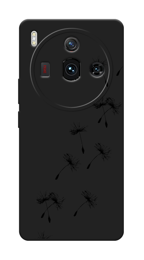 

Чехол Awog на ZTE Nubia Z50S Pro "Летящие одуванчики", Черный, 136852-1