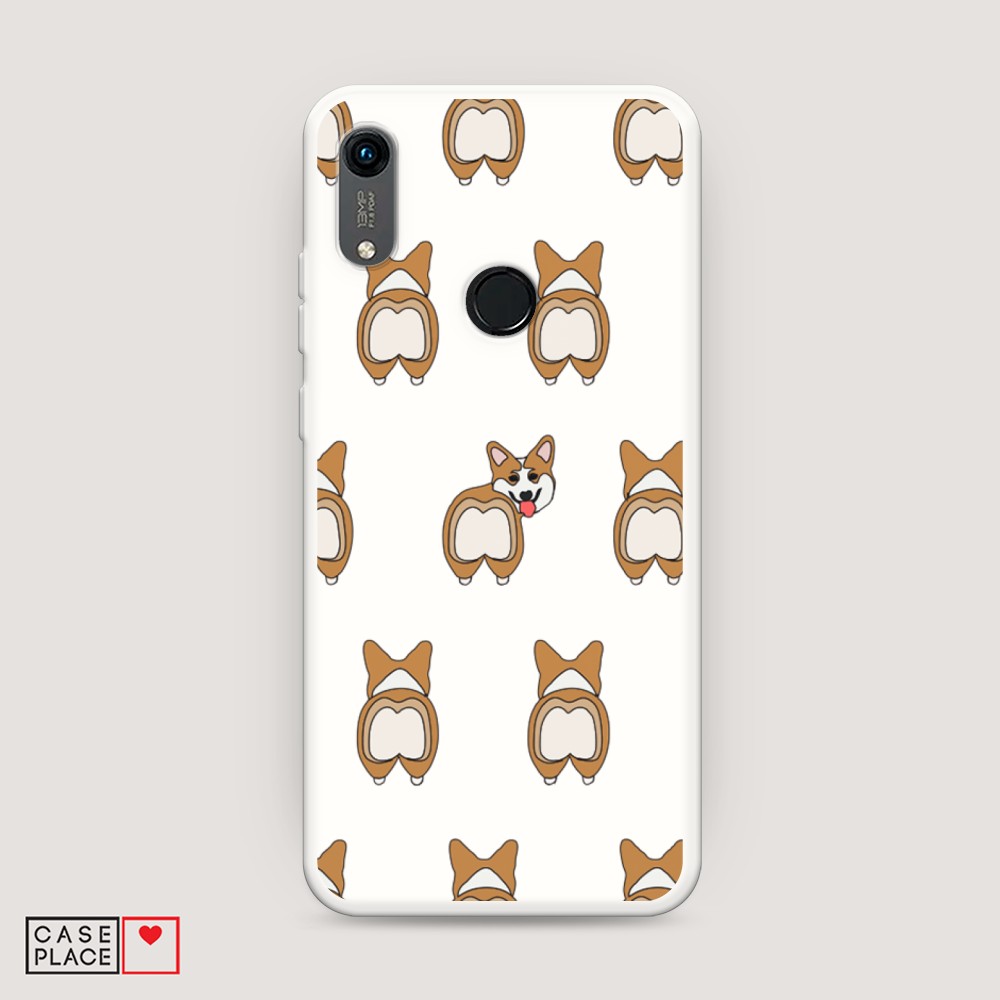 

Чехол Awog на Huawei Y6s "Милый корги фон", Разноцветный, 611557-1