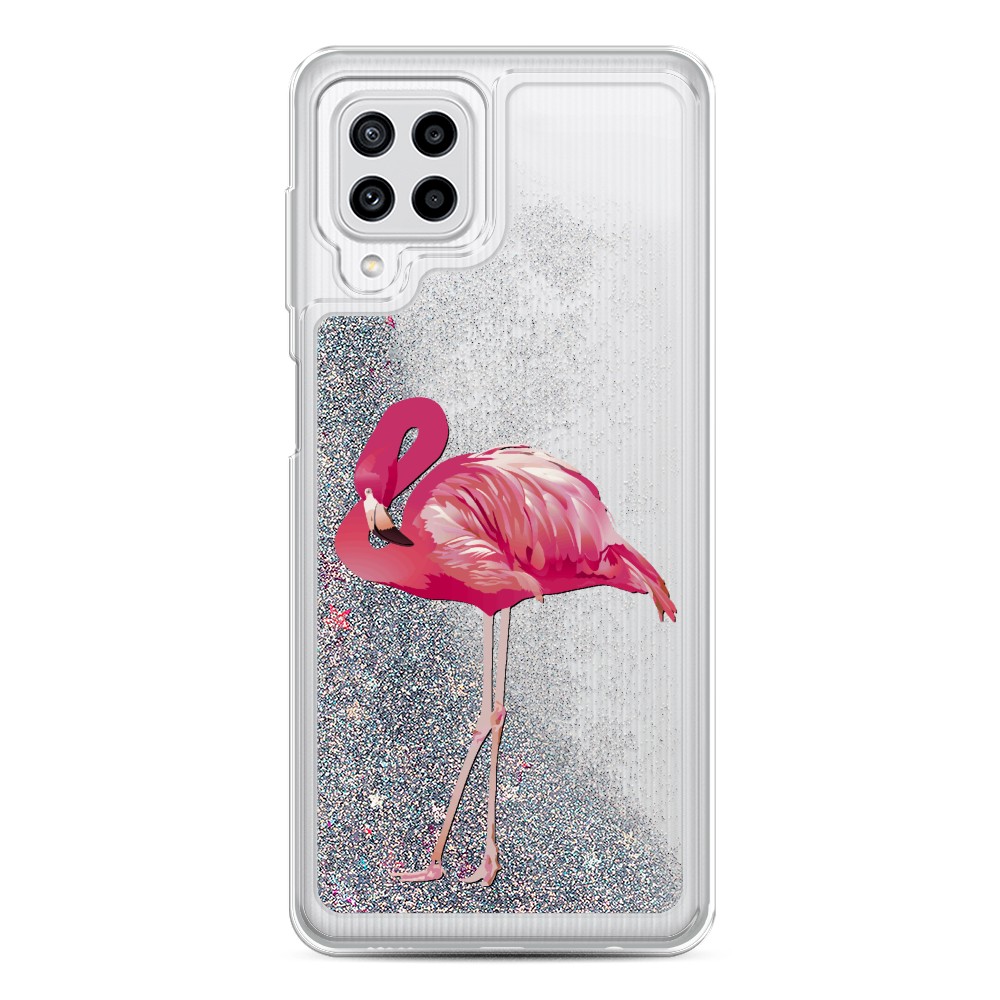 

Чехол Awog на Samsung Galaxy A22/M32/M22 / Самсунг A22/M32/M22 "Застенчивый фламинго", Разноцветный, 2103491-1