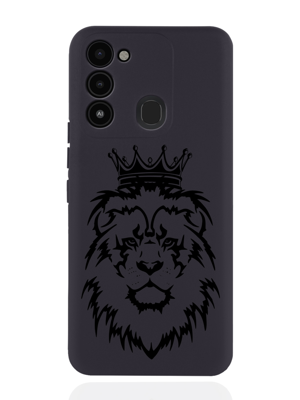 

Чехол MustHaveCase для Tecno Spark 8c/ Go 2022 Лев черный