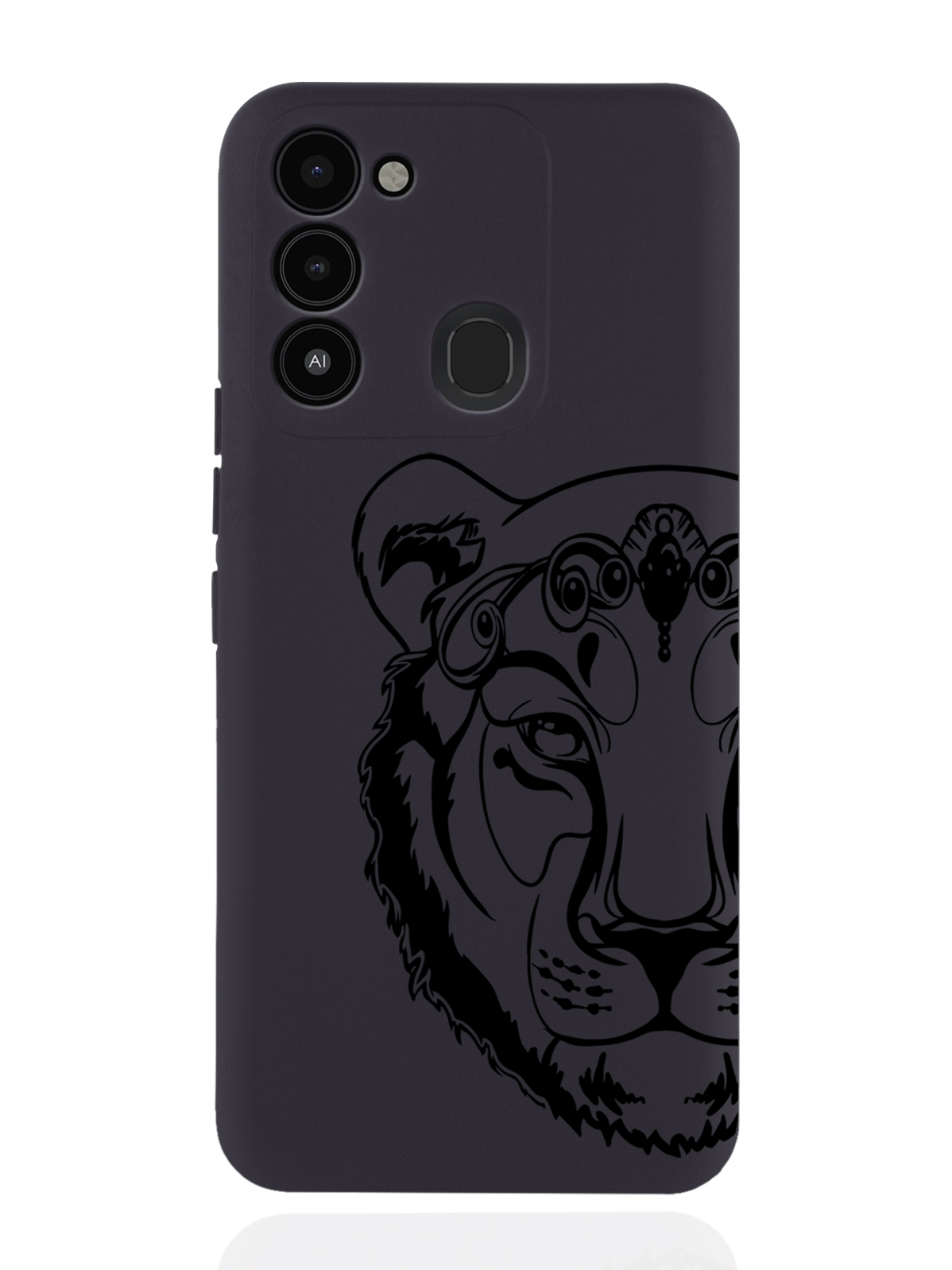 

Чехол MustHaveCase для Tecno Spark 8c/ Go 2022 Львица черный