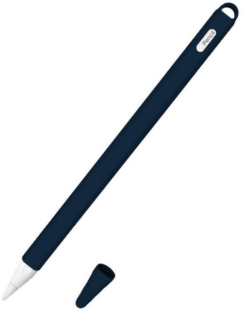 фото Силиконовый чехол hrs pens для apple pencil 2nd generation dark blue