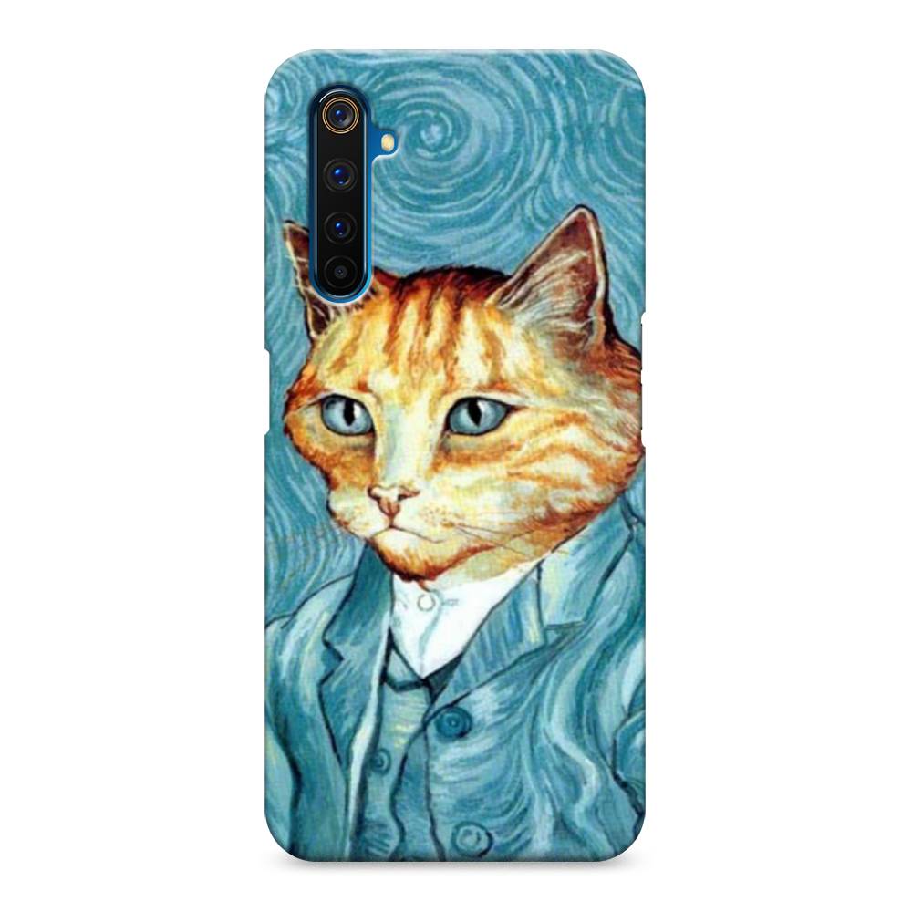 

Пластиковый чехол "Кот Ван Гог" на Realme 6 Pro, 252820-1