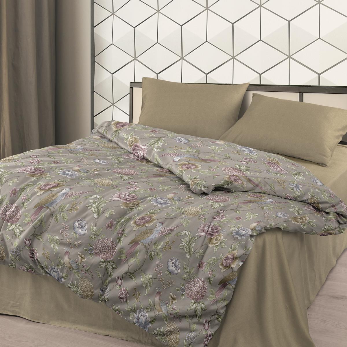 

Комплект постельного белья 1,5 бязь "Wenge" (70х70) рис. 60002-1/18935-26 Josephine