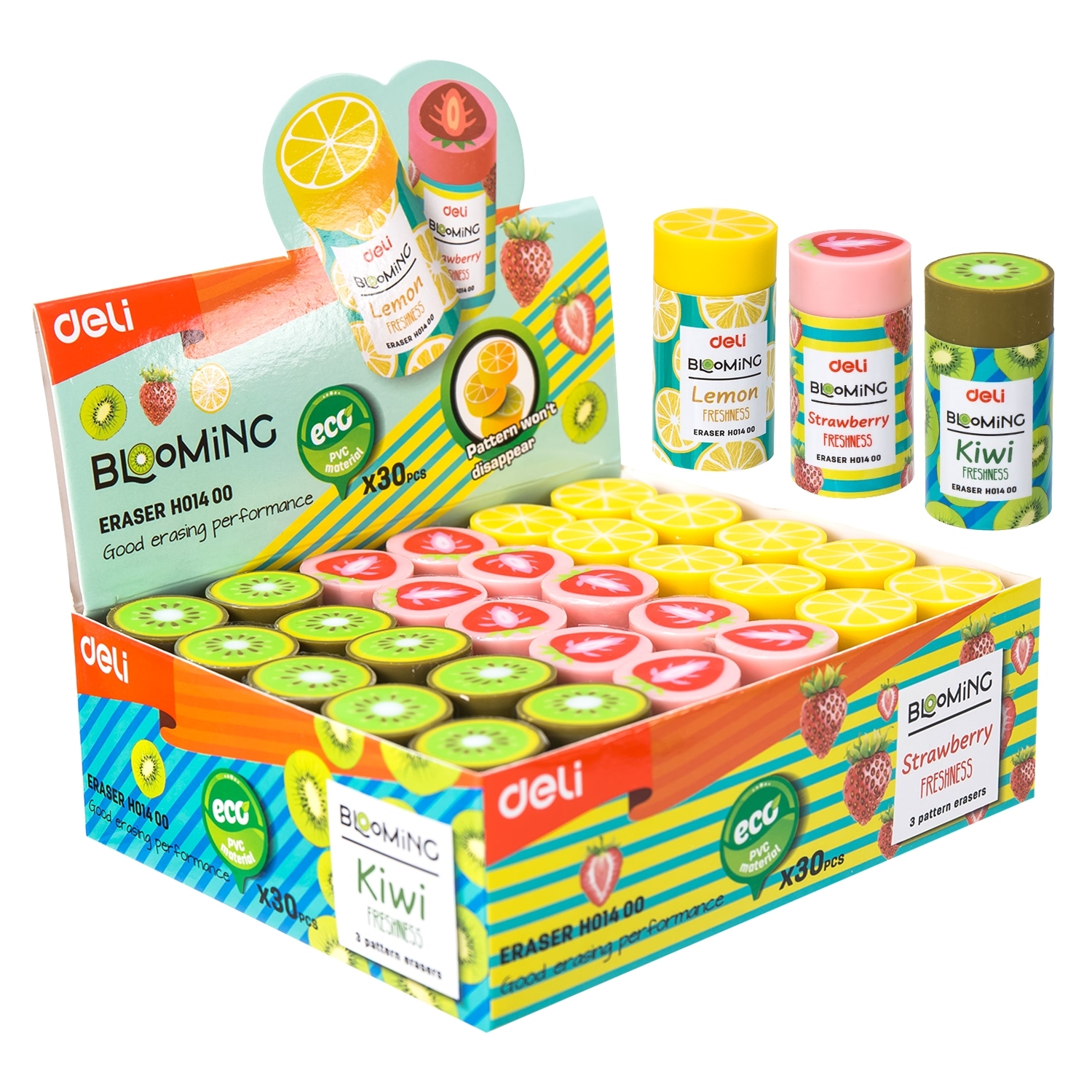 

Deli Ластик Deli Blooming в ассорт., Разноцветный