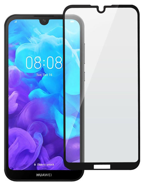 

Защитное стекло для Huawei Y5 (2019) GSMIN 20D Full Glue 0.3mm с рамкой (Черный)