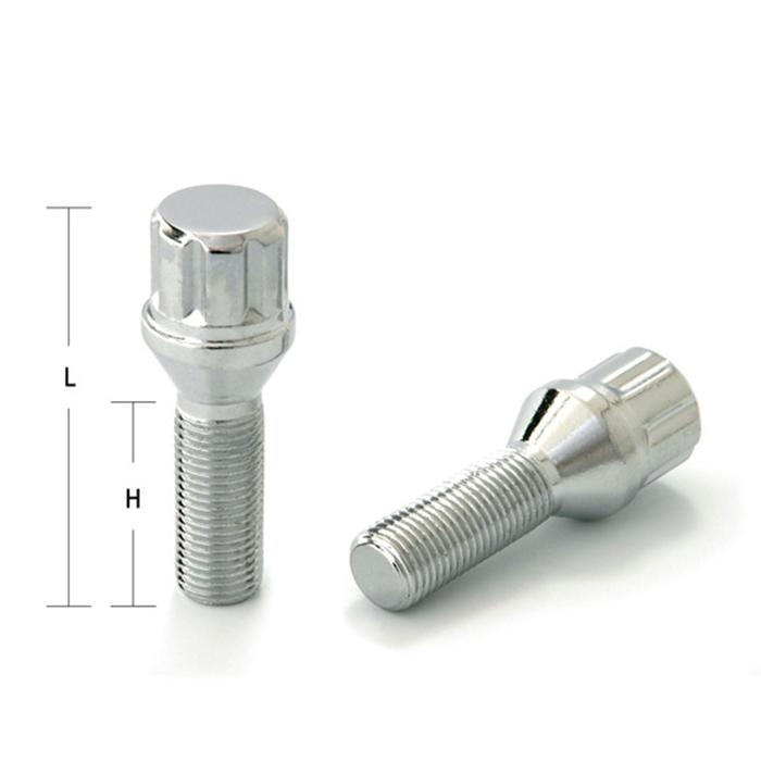 

Болт M12x1,5, 52/28,5, внешний спец, хром (20 шт.)