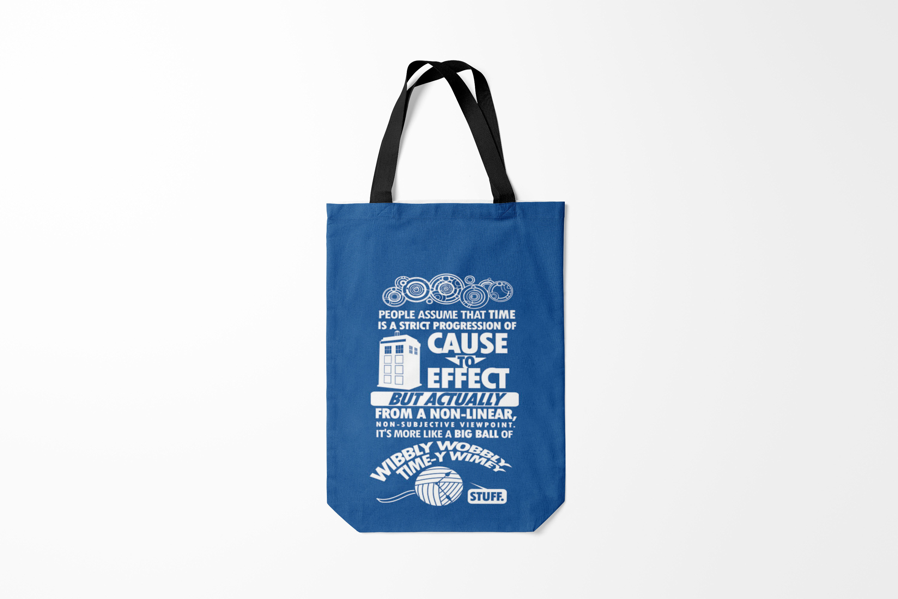 

Сумка шoппер унисекс Burnettie Doctor Who, черный, Doctor Who