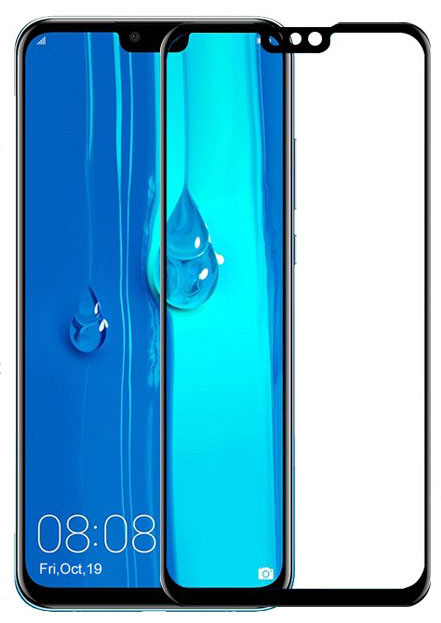 

Защитное стекло для Huawei Y9 (2019) GSMIN 20D Full Glue 0.3mm с рамкой (Черный)