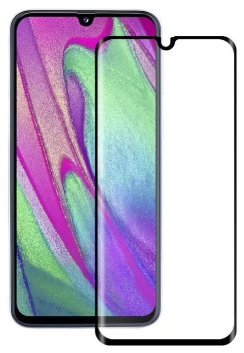 

Защитное стекло для Samsung Galaxy A40 GSMIN 20D Full Glue 0.3mm с рамкой (Черный)