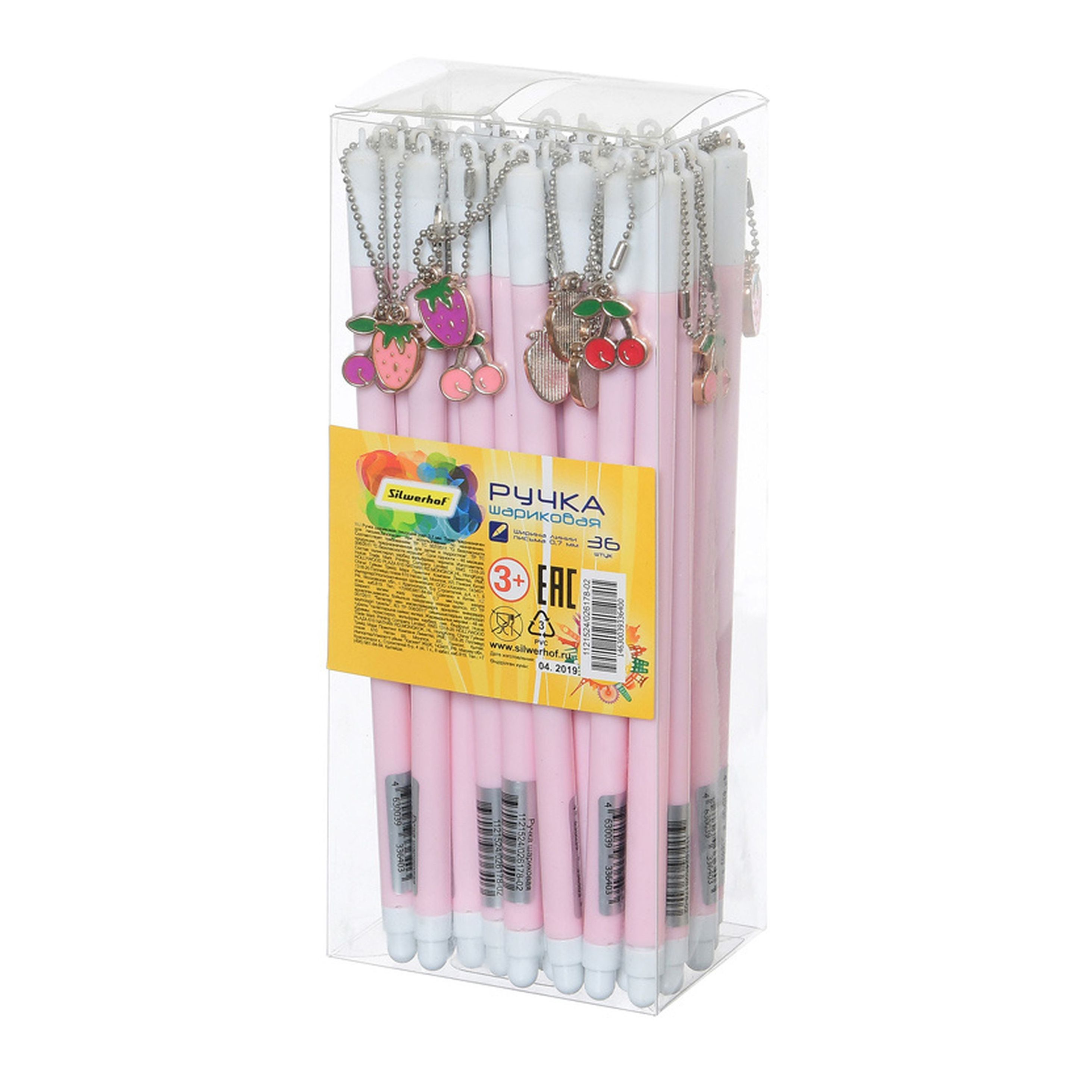 

Ручка шариковая Silwerhof Солнечная коллекция Fruity 5585179, синяя, 0,7 мм, 1 шт.