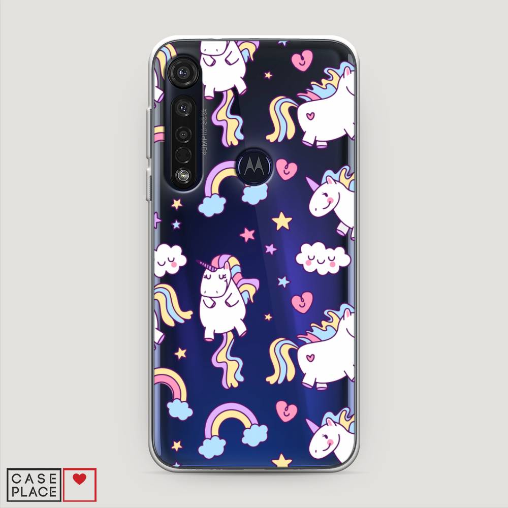 

Чехол Awog "Sweet unicorns dreams" для Motorola Moto G8 Plus