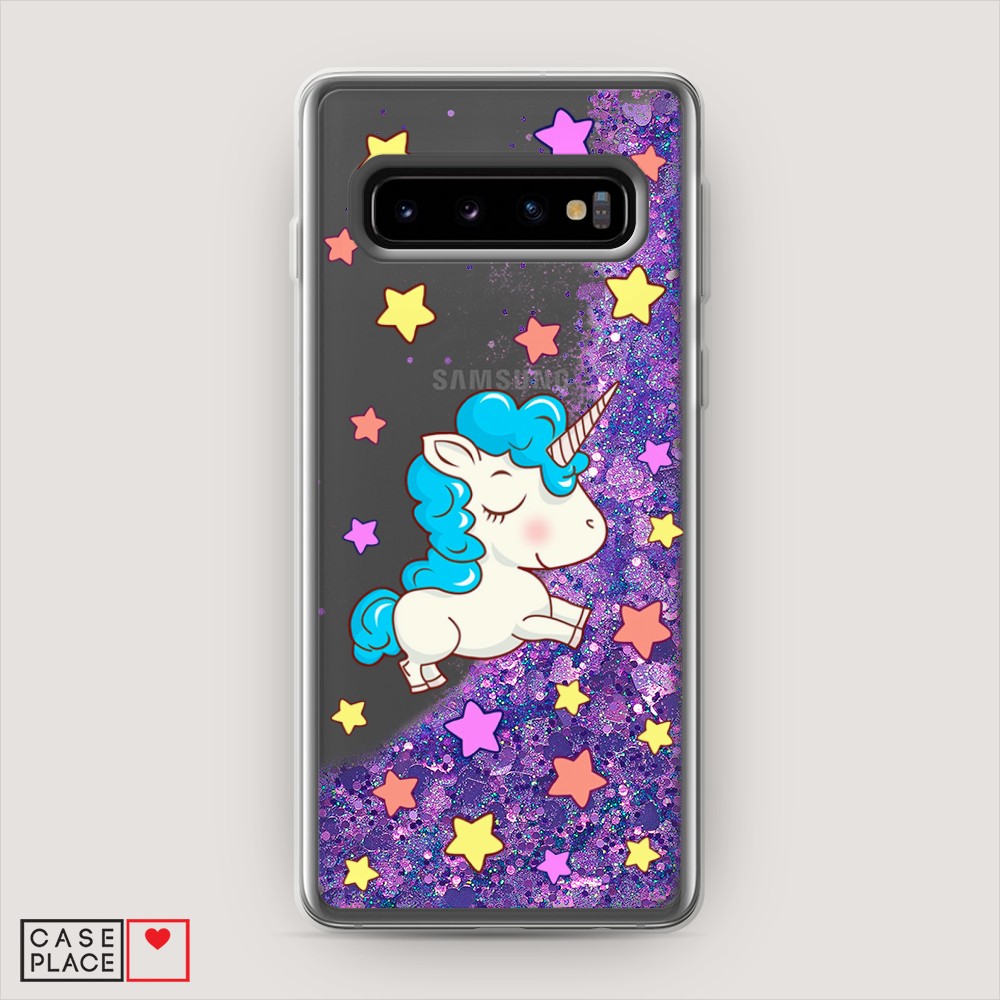 

Чехол Awog на Samsung Galaxy S10 "Звездный единорог", Разноцветный, 27092-1