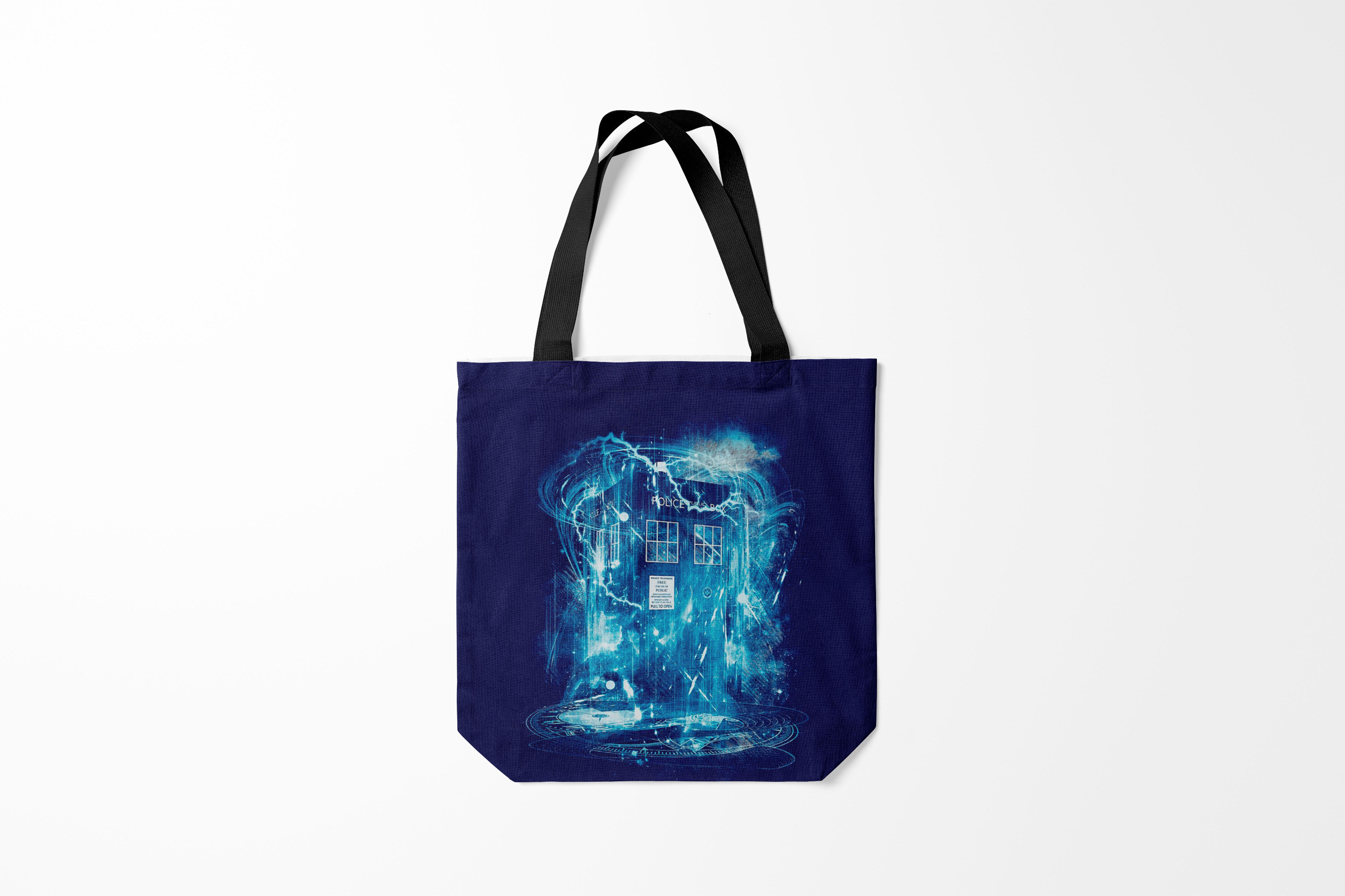 

Сумка шoппер унисекс Burnettie Doctor Who, черный, Doctor Who