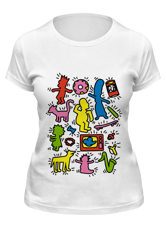 

Футболка женская Printio Симпсоны (the simpsons) белая XL, Симпсоны (the simpsons)