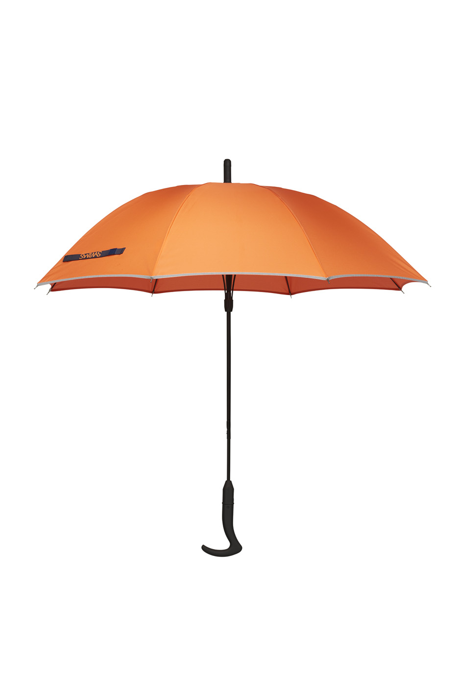 фото Зонт-трость унисекс автоматический swims umbrella long orange/black