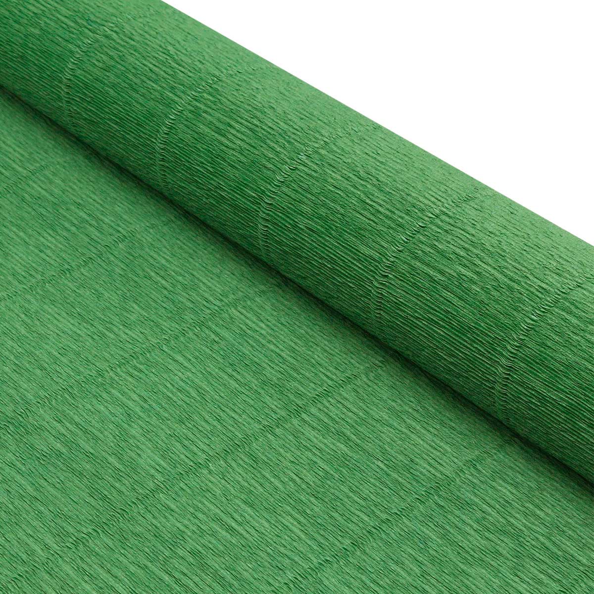 Упаковочная бумага Айрис 508428 креповая гофрированная зеленая 2,5м