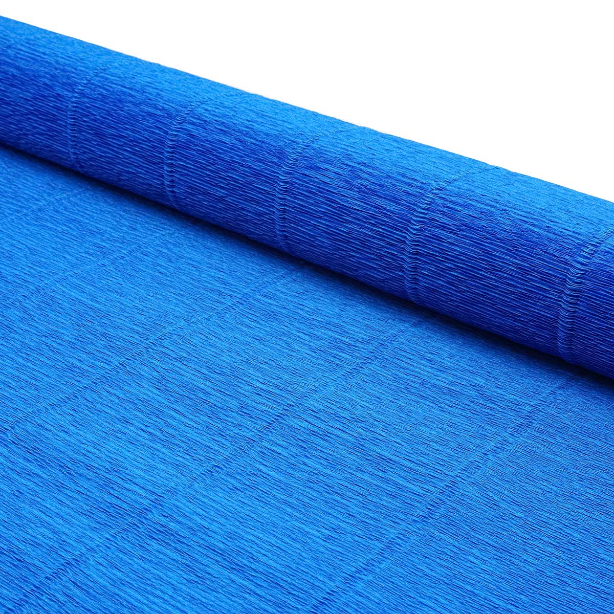 Упаковочная бумага Айрис 508430 креповая гофрированная голубой 2,5м