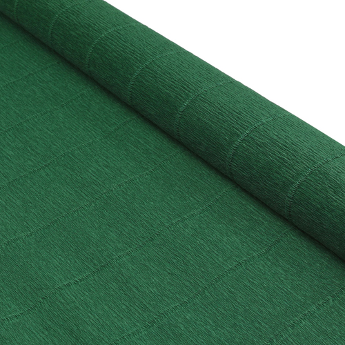 Упаковочная бумага Айрис 508432 креповая гофрированная зеленая 2,5м