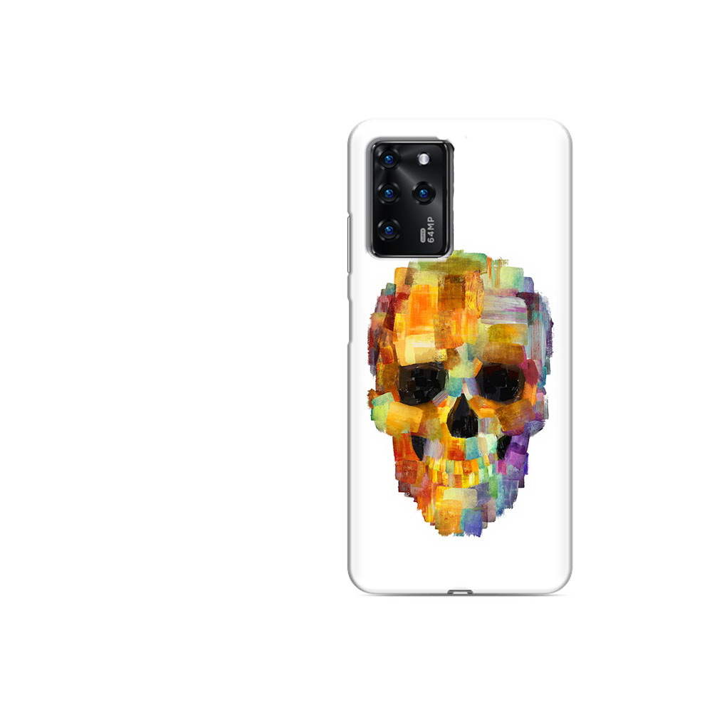 

Чехол MyPads Tocco для ZTE Blade V30 Vita нарисованный череп (PT224728.460.516), Прозрачный, Tocco