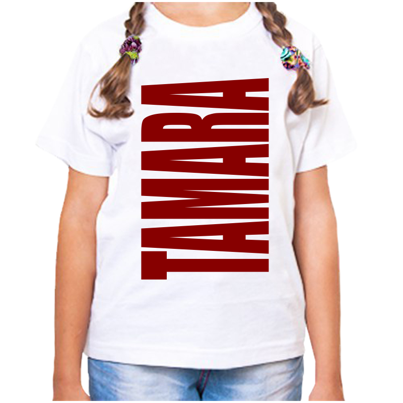

Футболка девочке белая 26 р-р тамара, Белый, fdd_Tamara