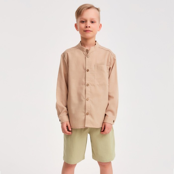 

Шорты-бермуды детские MINAKU: Cotton collection цвет зелёный, рост 110, Зеленый, MINAKU: Cotton collection