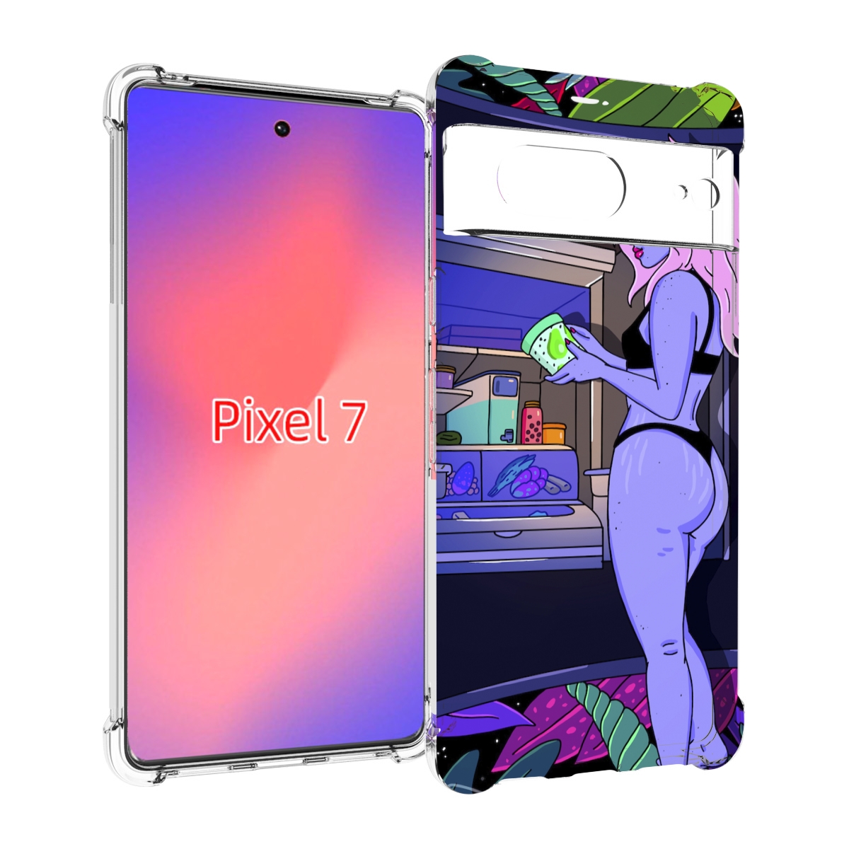 

Чехол Mypads Девушка Любит Покушать Женский Для Google Pixel 7, Прозрачный, Tocco