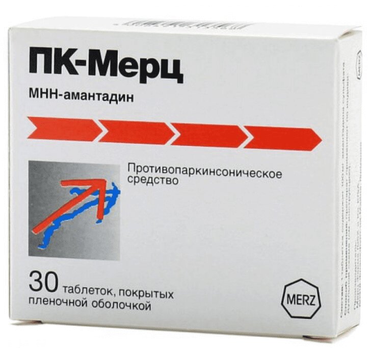 Купить ПК Мерц таблетки 100 мг 30 шт., Merz Pharma