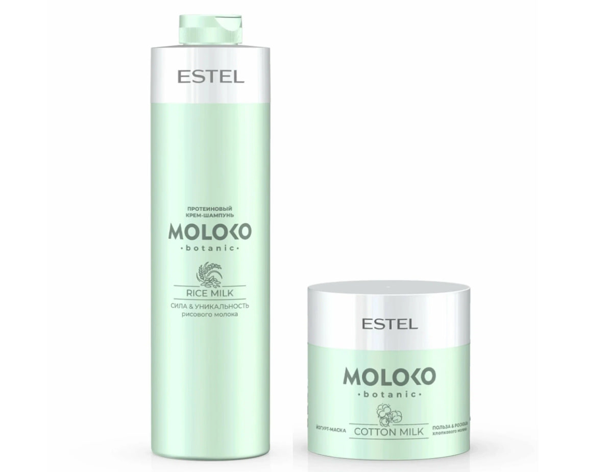 

Набор Estel Professional Moloko botanic шампунь 1 л маска 300 мл, Moloko botanic