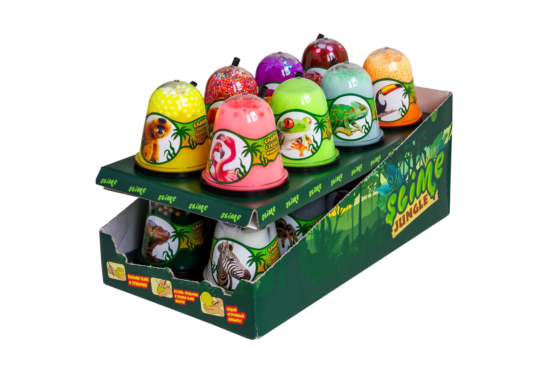 

Шоу-бокс Jungle Slime, 16 банок