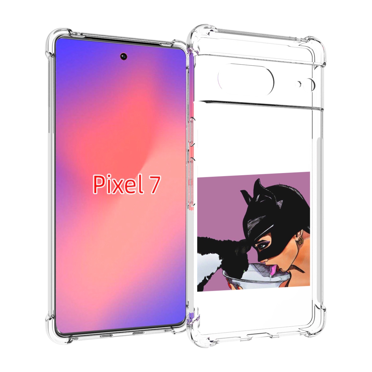 

Чехол Mypads Девушка С Котом Пьют Молоко Женский Для Google Pixel 7, Прозрачный, Tocco