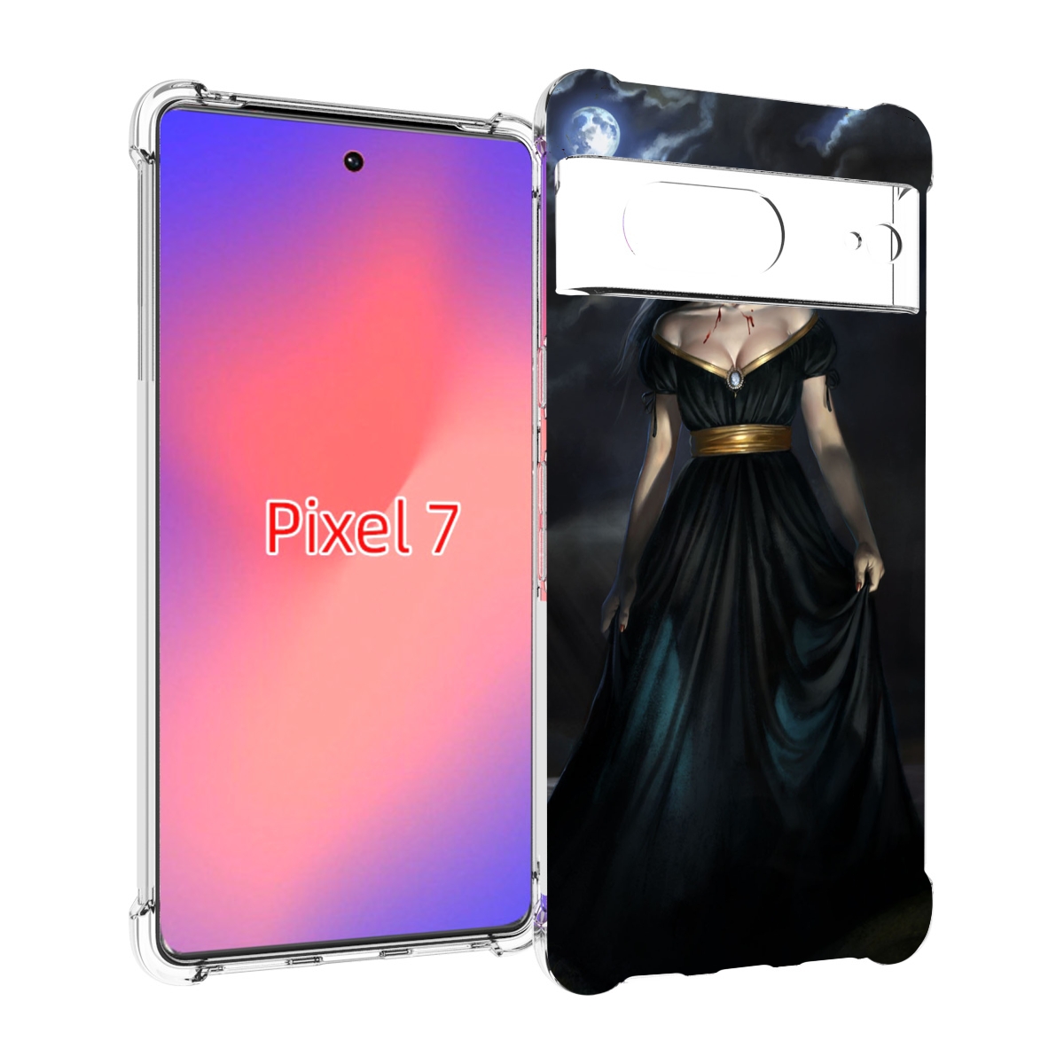 

Чехол Mypads Девушка С Порезом На Горле Женский Для Google Pixel 7, Прозрачный, Tocco