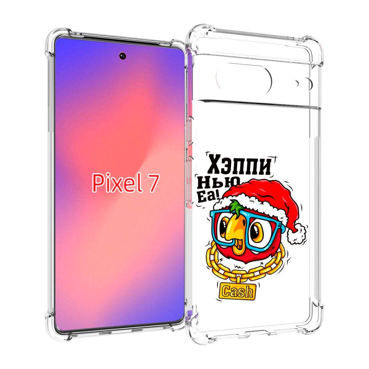 

Чехол Mypads Хэппи Нью Еа Для Google Pixel 7, Прозрачный, Tocco
