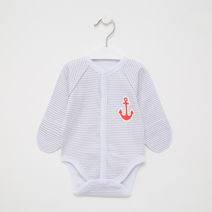 

Боди с закрытыми ручками Морская коллекция, цвет синий, рост 62 см