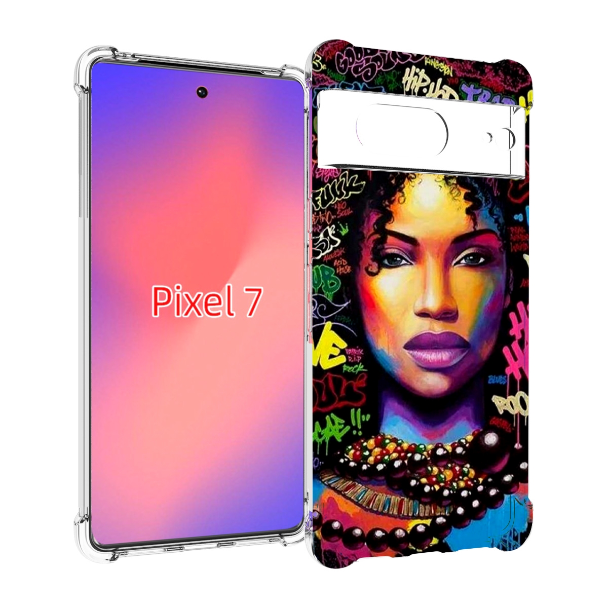 

Чехол Mypads Девушка-В-Граффити Женский Для Google Pixel 7, Прозрачный, Tocco