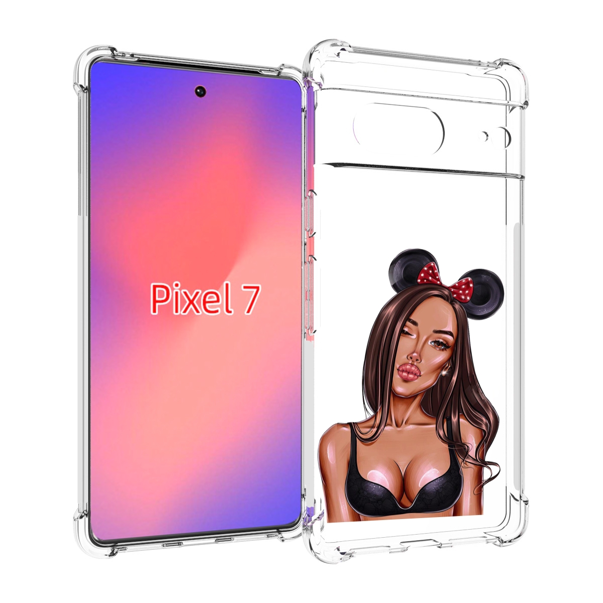 Чехол Mypads Девушка-В-Купальнике-С-Ушками Женский Для Google Pixel 7